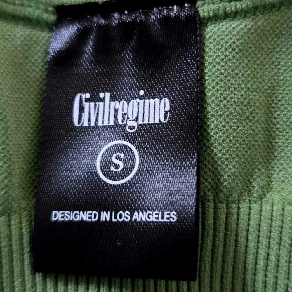 Civil Regime Secret Green Reaper‎ Kelly Seamless Bra Size Small